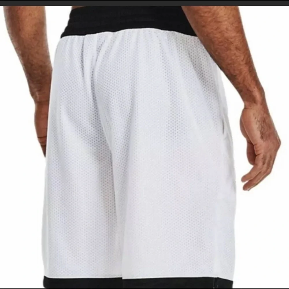 Under Armour Project Rock Mens Iron Paradise White Mesh Shorts 1361618 Sz - Picture 4 of 9